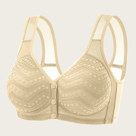 Bras for Women Wireless Supportive Full Coverage Correction Anti Sagging Bra