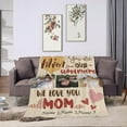 thumbnail image 5 of Best Mom Photo Custom Blankets With Photos And Name, Mom Christmas Photo Gift, Personalized Mom Birthday Gifts, We Love You Mom Blanket, 5 of 6