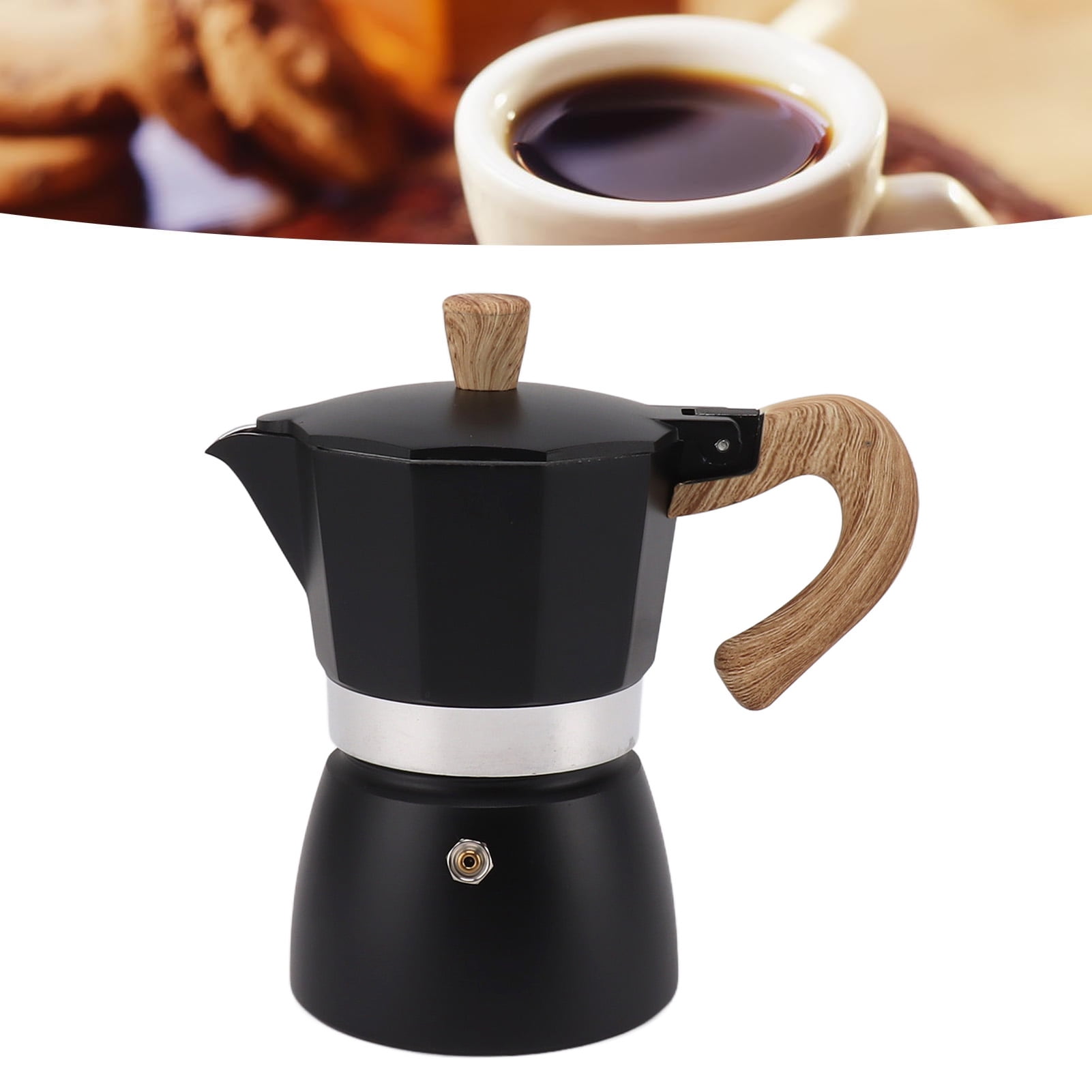 Moka Coffee Pot Octagonal Classic Portable Hand Brewing Coffee