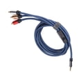 thumbnail image 4 of Cable de extensión macho RCA de 3,5 mm a 3 RCA Cable de audio Cable de audio estéreo macho RCA de 3,5 mm con rendimiento impulsado, 4 of 12