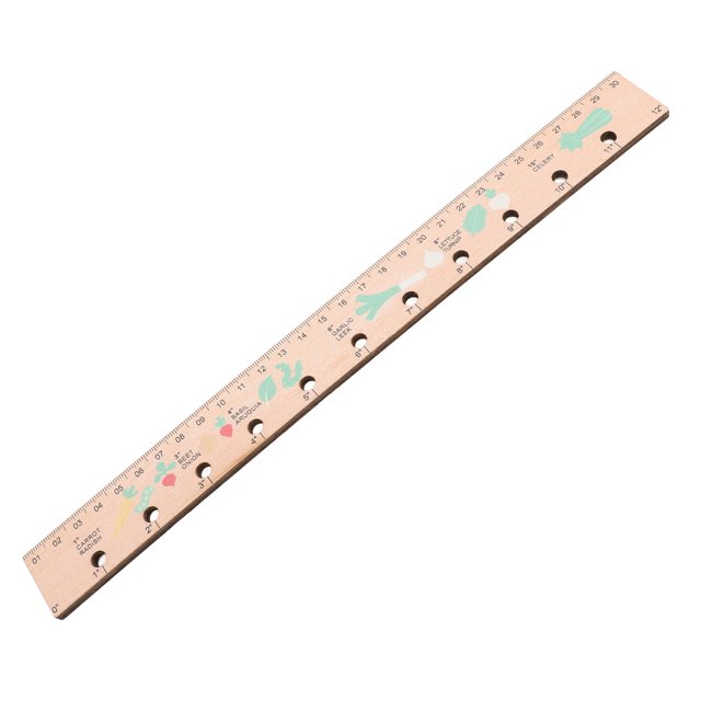 Seeding Planting Spacing Ruler, Wooden Planting Distance Ruler Portable Gardening Tools Simple for Flowers