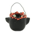 thumbnail image 2 of Jorge De Rojas Tabby Bucket Polyresin Halloween Glow Cat 43010, 2 of 4