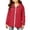 X1 Red, variant on Ticikt Girls Solid Waterproof Rain Jacket, Casual Hooded Windproof Outerwear for Kids