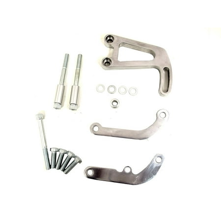 TSP SBC Aluminum Power Steering Bracket Kit (Best Sbc Aluminum Heads)