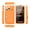 orange, variant on For iPhone 17 IP68 Waterproof Case, Full Body Rugged Shockproof Cover with Built-in Screen Protector, Magnetic Card Slot & Makeup Mirror Wallet Phone Case, Black