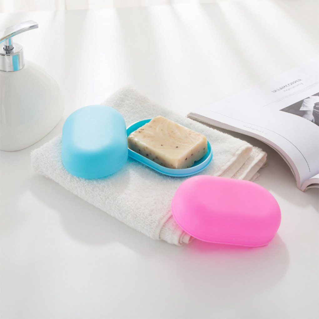 Waterproof Leak Proof Bathroom Soap Dish Box Case Holder Home Shower
