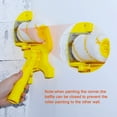 thumbnail image 3 of Jinsinto Set of 9 Paint Edger Combo Kit Paint Edger Roller Brush Multifunctional Handheld Clean-Cut Paint Edger with Extra Replacement Roller and Brush for Room Wall Ceiling, 3 of 5