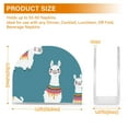 thumbnail image 5 of JSTEL Llama Cartoon Alpaca Napkin Holder for Table Cocktail Farmhouse, 2pcs Paper Napkins Dispenser for Home Kitchen Coffee Shop Dining Room Decor, 5 of 9