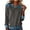 Dark Gray, variant on Womens Trendy Sweatshirts Denim Jean Patchwork Lapel Collar Pullover Colorblock Tops Casual Long Sleeve Blouses (L, White)