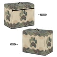 thumbnail image 3 of HELLHERO Sewing Machine Covers Paw Print Flower Design Universal Dust Covers Polyester Material Daily Uses, 3 of 8