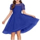 thumbnail image 1 of Vestido Largo Casual Vestido Casual de Polka de Moda para Niños con Falda de la Princesa de Manga Corta de Malla Y Falda de Gasa de Malla Vestido de la Princesa Del Bebé, 1 of 6