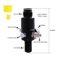 thumbnail image 3 of TUXING 4500Psi Pcp Paintball Air Tank Regulator & Valve Guage, Durable Aluminum Paintball Regulator,for Industrial(Inlet 4500psi, Outlet 1800psi),5/8-18UNF, 3 of 7
