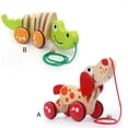 thumbnail image 4 of Esaierr Toddler Puppy Toys Cartoon Animals Wooden Tractor Toys Baby Tractor Twist Toys for 1-4 T, 4 of 5