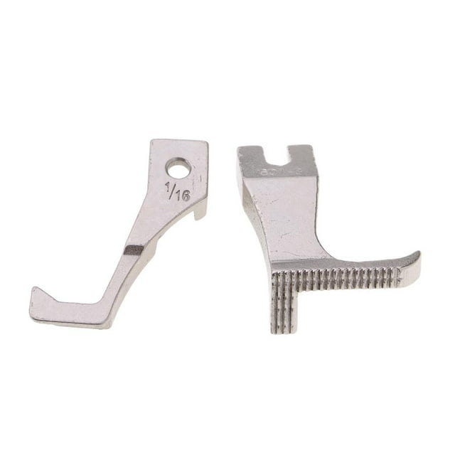 Rongfmy Sewing Welt Piping Foot Set for for Industrial Walking Foot Machine Part 2mm