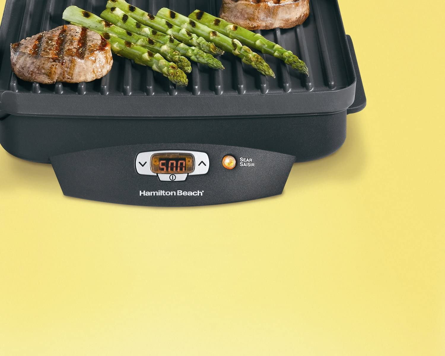 Hamilton Beach Steak Lover's Electric Indoor Searing Grill 