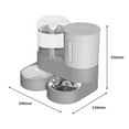 thumbnail image 6 of Koiauber Automatic Pet Feeder 2.4L Dog Food Feeder 2.6L Water Dispenser Travel Auto Cat Feeder Bowl, 6 of 8