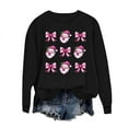 thumbnail image 3 of Women's Crewneck Shirts Christmas Sweatshirts Top Fashion Cute Xmas Printed Pullover Winter Long Sleeve Sweaters Loose Plus Size Blouses Tops, 3 of 6