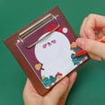 thumbnail image 4 of Opvise Memo Pad Smooth Writing Multi-functional Leave Message Thick Student Cartoon Christmas Notepad A, 4 of 8