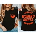 thumbnail image 1 of Comfort Colors Gift, I Support Womens Rights And Wrongs Tee, Feminist Girl Power Rebel Tee - As Picture - L, 1 of 2
