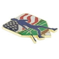 thumbnail image 3 of PinMart's Large Baseball Patriotic Trading Enamel Lapel Pin, 3 of 5