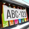thumbnail image 6 of 1 Pcs Colorful Soda Bottles License Plate Frame,License Plate Cover for Car Decorative Parts,Aluminum License Plate Bracket Holder Rust-Proof for US Standard Car, 6 of 8