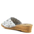 thumbnail image 7 of Spring Step Estella Women's Fashion Wedge Slide Sandals – Casual Leather Heel with Geometric Laser-Cut Detailing, 7 of 7