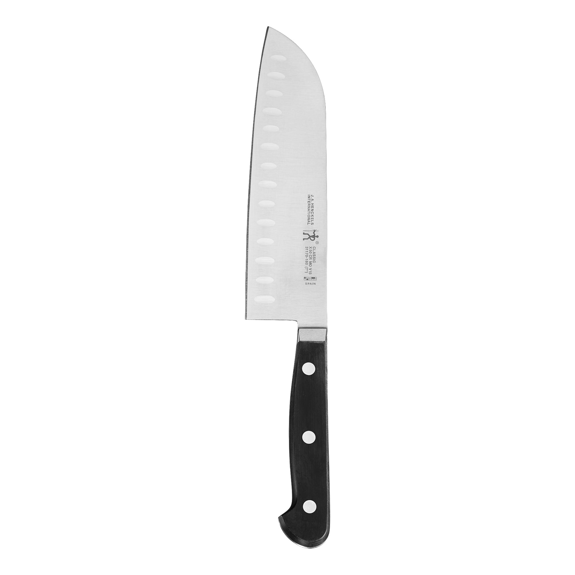 J.A. Henckels International CLASSIC 7" Hollow Edge Santoku Knife