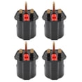 thumbnail image 3 of 2 Pin To 3 Pin Plug Adapter,  Protection EU To UK Plug  For Business And Travel Black, 3 of 8