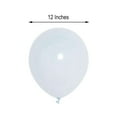 thumbnail image 3 of Efavormart 25PCS 12" Pastel Ice Blue Round Latex Helium Balloons Matte Color Balloons, 3 of 10