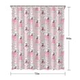 thumbnail image 5 of Doodle Poodle Image Shower Curtain 72"x84" ,Bathroom Decorative Shower Curtains Set with 12 Hooks,Modern Waterproof Washable Shower Curtain, 5 of 6