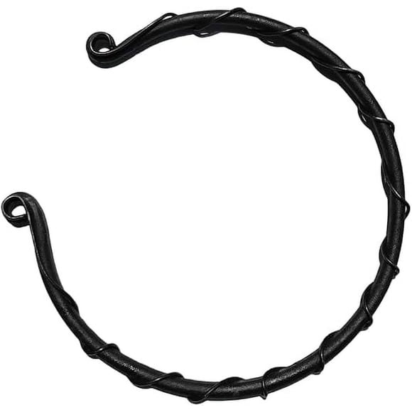Nautical-Mart Hand Forged Iron Torc Celtic Necklace Viking Torque Handmade Lady of The Realm, Handcrafted Twisted Choker Torc Neck Piece, Norse Necklace, Authentic Viking Neckband Jewellery