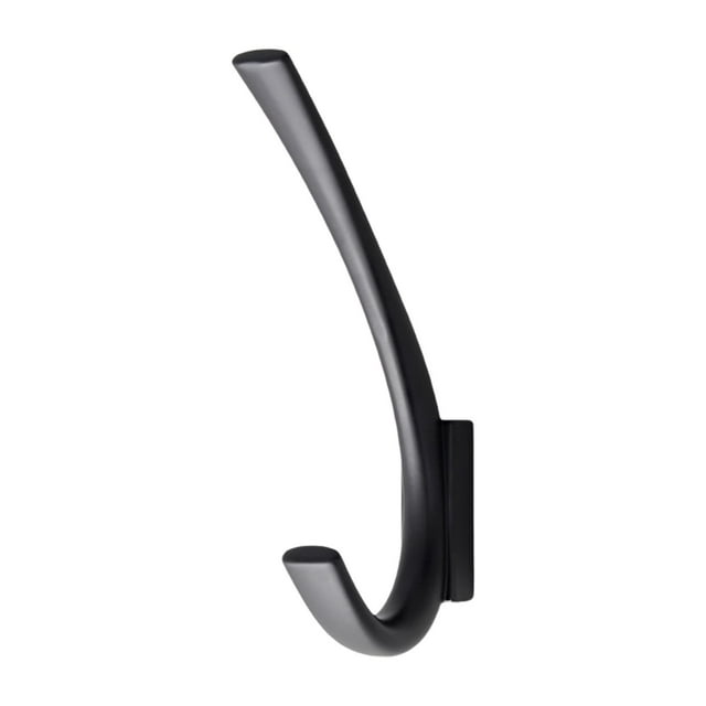 Gancho para ropa resistente, ideal para colgar toallas en la cocina o el baño. Negro