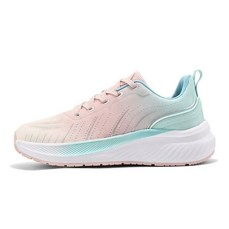 

Fashion Lace Up Running Sports Shoes Comfort Anti-slip High Top Sneakers Women s Footwear