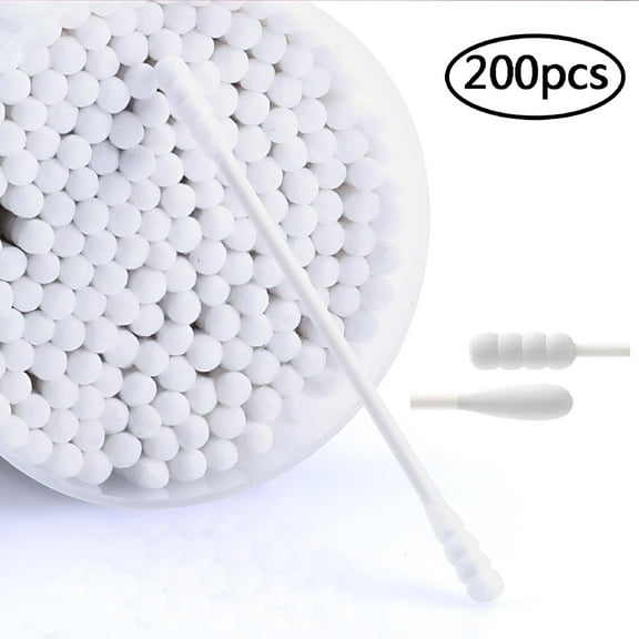 RAGUPEL 200PCS Baby Cotton Swabs,Paper Sticks Cotton Buds for Baby Ear Nose Hygienic