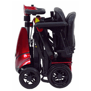 Solax Mobility - Mobie Plus - Folding Travel Scooter - 4-Wheel - Red - PHILLIPS POWER PACKAGE TM - $500 VALUE