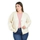 thumbnail image 1 of Cardigan con diseño de trenza Roman Fashion / Tallas Extras, 4014 (Hueso) beige 40, 1 of 7