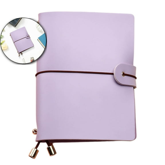 Dvruxg Leather Journal Notebook, Writing Notebook, Versatile Diary, 5.3x 4.1 Inch Travel Diary Handmade Passport Travelers Journal for Men and Women