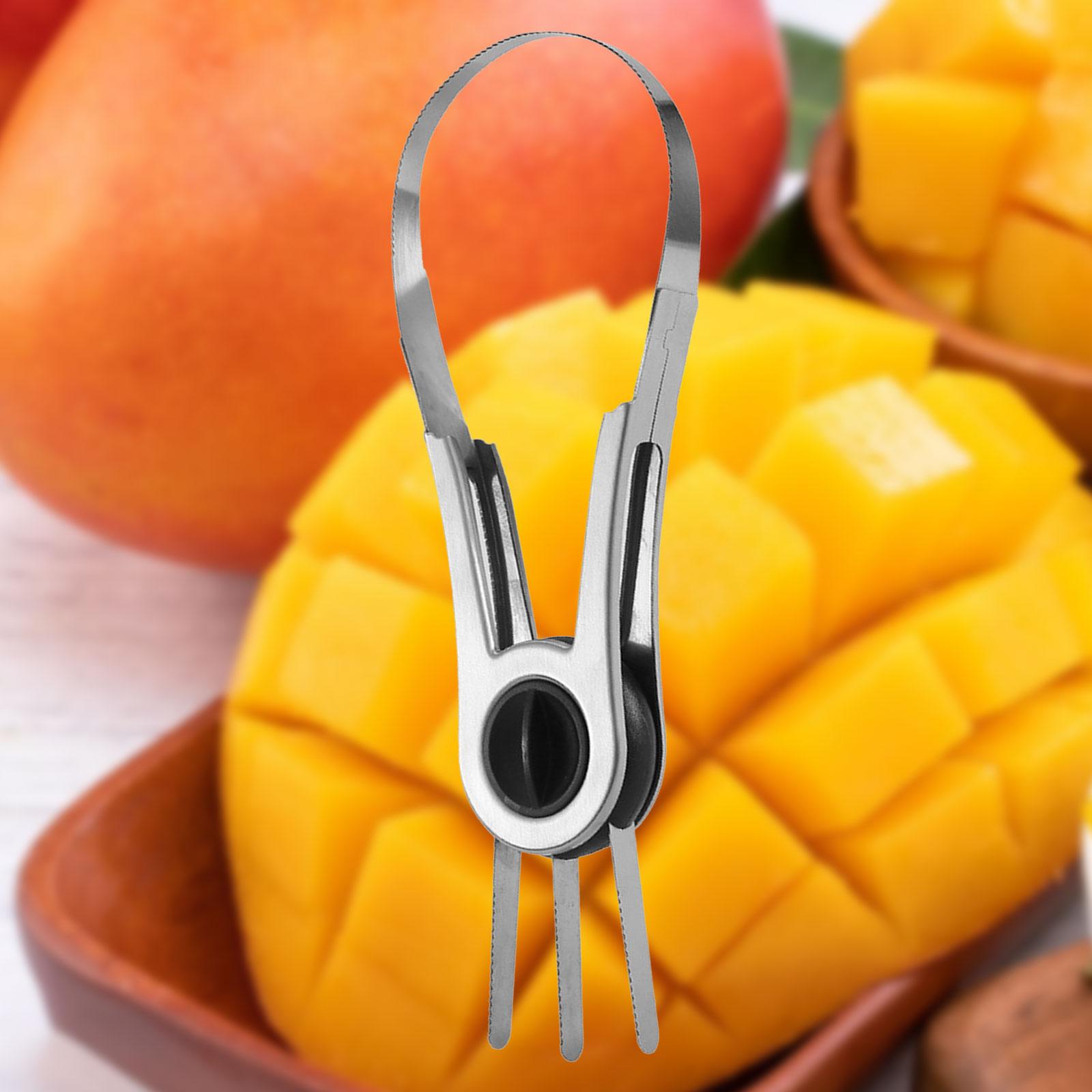 Coupe-mangue En Acier Inoxydable 304 – Dénoyauteur Et Diviseur Pour Mangue, Papaye, Fruit Du Dragon, Ananas