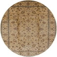 thumbnail image 1 of Ahgly Company Indoor Round Mid-Century Modern Light Brown Oriental Area Rugs, 8' Round, 1 of 6