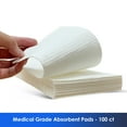 thumbnail image 7 of HygiCare Super Absorbent Pads Value Pack -100ct, Medical Grade, Fits Commode Bag, Turn Liquid into Gel, Greatly Reduce Odor, 7 of 7