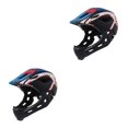 thumbnail image 2 of Greeniant Casco de ciclismo ligero con características multifuncionales para jóvenes, transpirable, casco de ciclismo para niños, negro, rojo, Negro Rojo Azul tamaño libre 2Conjunto, 2 of 6