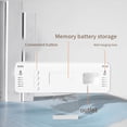 thumbnail image 4 of 2X Large Digital Wall Clock Temperature and Humidity Week Display Electronic LED Table Alarm Clock 12/24H Orange,2 x Large Digital Wall Clock,White, 4 of 5