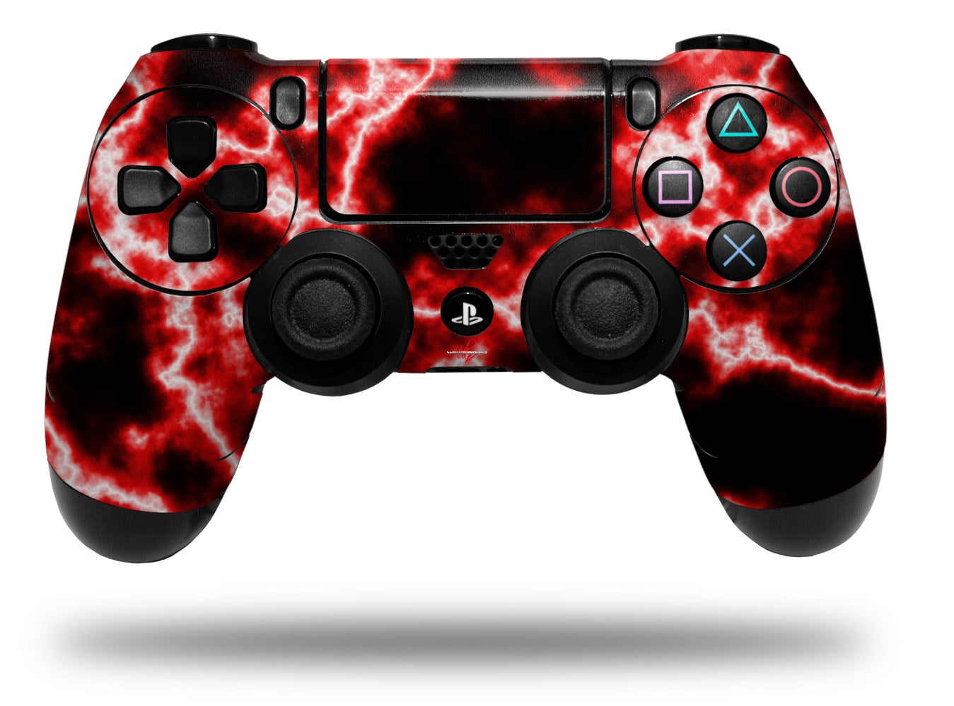 Skin Wrap For Sony Ps4 Dualshock Controller Electrify Red