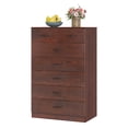 thumbnail image 1 of Gymax Commode à 7 Tiroirs Commode en Bois avec Poignées en Métal Rails de Guidage Espresso, 1 of 10