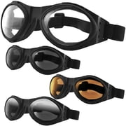 Bobster Bugeye Sunglass Motorcycle Goggles w/Clear Lens