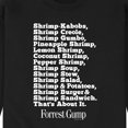 thumbnail image 3 of Forrest Gump - Bubbas Shrimp List - Men's Crew Neck Fleece Pullover, 3 of 5