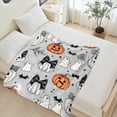 thumbnail image 5 of Halloween Throw Blanket 50" x 60" - Soft Flannel Blanket, Cozy Plush for Couch, Sofa & Bed, Fall Winter Decor, for Kids & Adults, 5 of 5