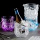 thumbnail image 4 of Cubo de hielo, cubo de bebida de plástico portátil transparente acrílico para vino con mango, 4 of 8