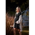 thumbnail image 4 of Ekouaer 3 in 1 Labor/Delivery/Hospital Gown Maternity Dress Nursing Nightgown Sleepwear for Breastfeeding 2 Pack, 4 of 6