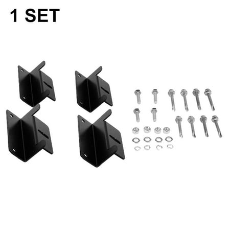 

4/8 Pcs Solar Panel Mounting Bracket Holder Z Brackets with Nuts and Screws